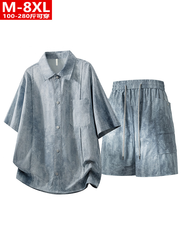 Men's Denim Shirt & short Set - Image 4