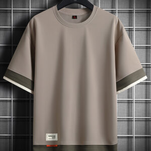 Men's Layered Hem Oversized T-shirt